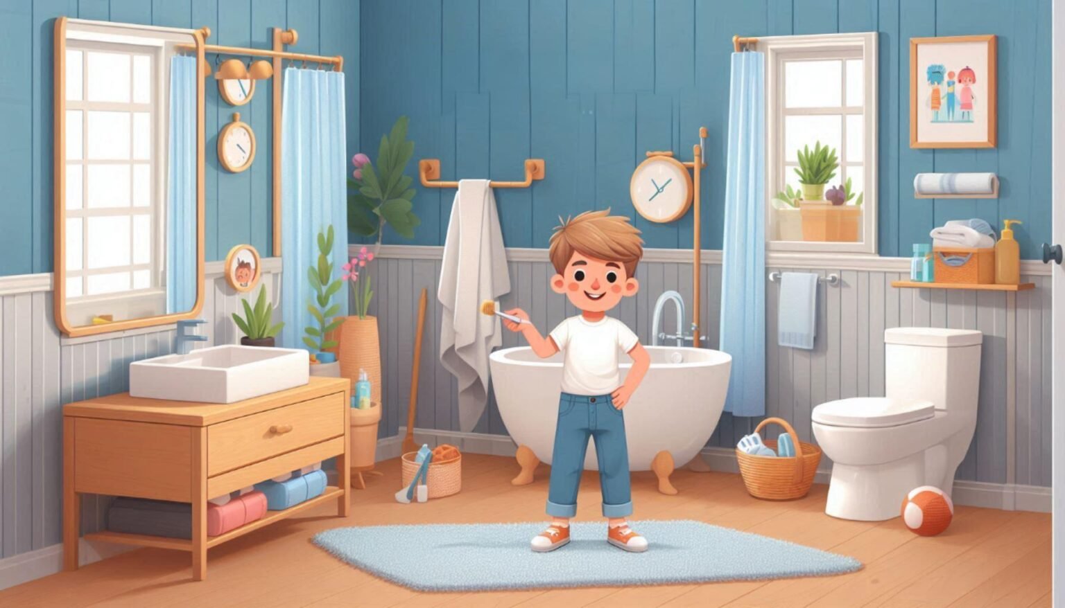 Kid-Friendly Bathroom