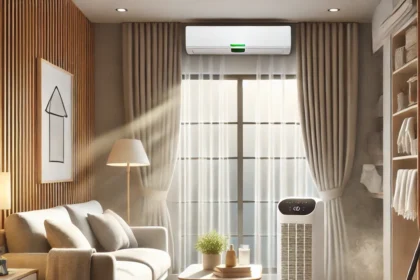 depicting a clean, dust-free living room